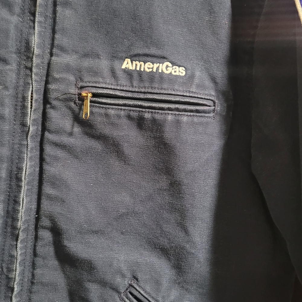Mens Carhart Detroit Work Jacket In Navy - Picture 2 of 11